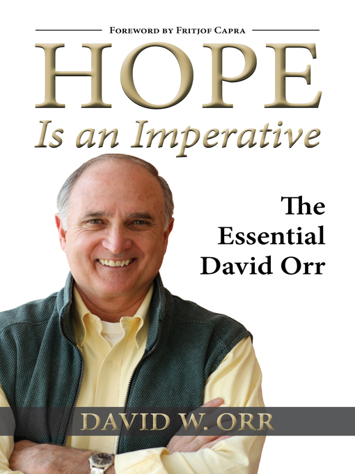 Title details for Hope Is an Imperative by David W. Orr - Available